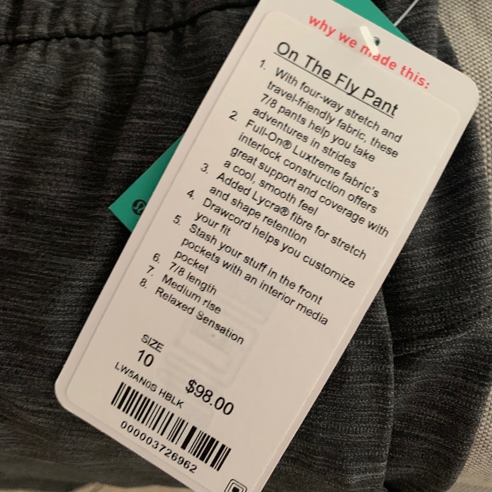 On the Fly Pant Size 10